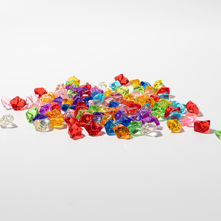 Crushed artificial ice - coloured