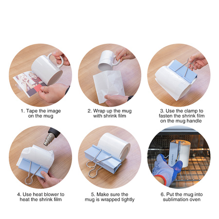 Klips - zacisk do folii termokurczliwej - 2 szt.