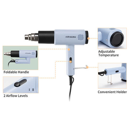 Folding pistol heater